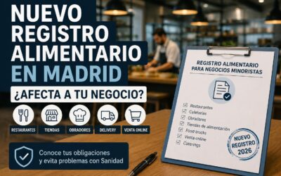 Nuevo registro alimentario obligatorio en Madrid: ¿afecta a tu negocio?